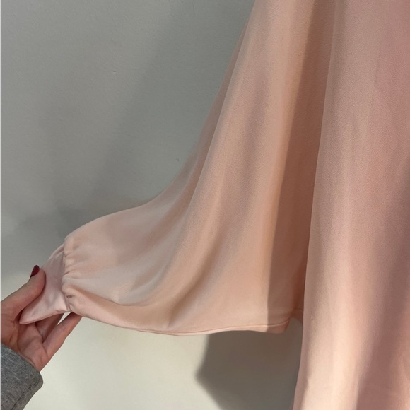 Relativity blush pink flowy blouse size L - Picture 4 of 8